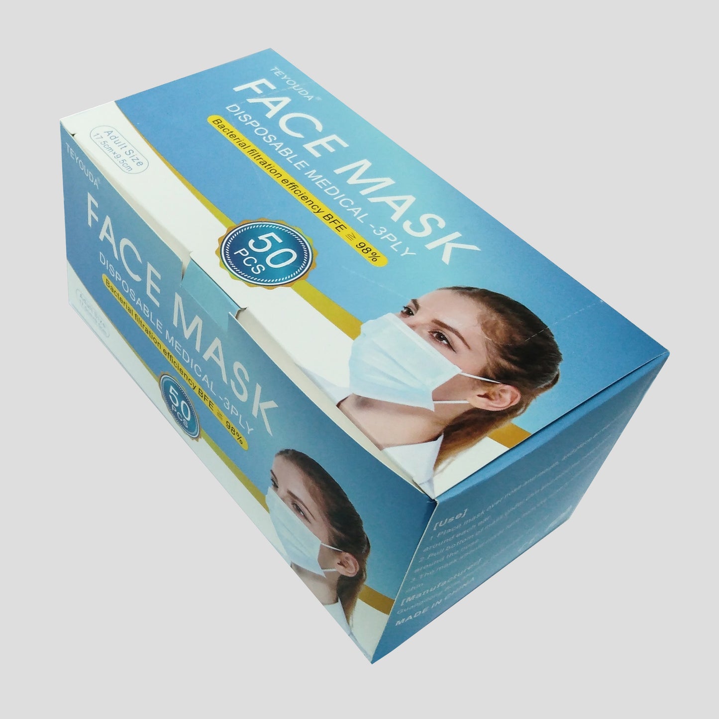 Disposable Medical 3-Ply Face Masks