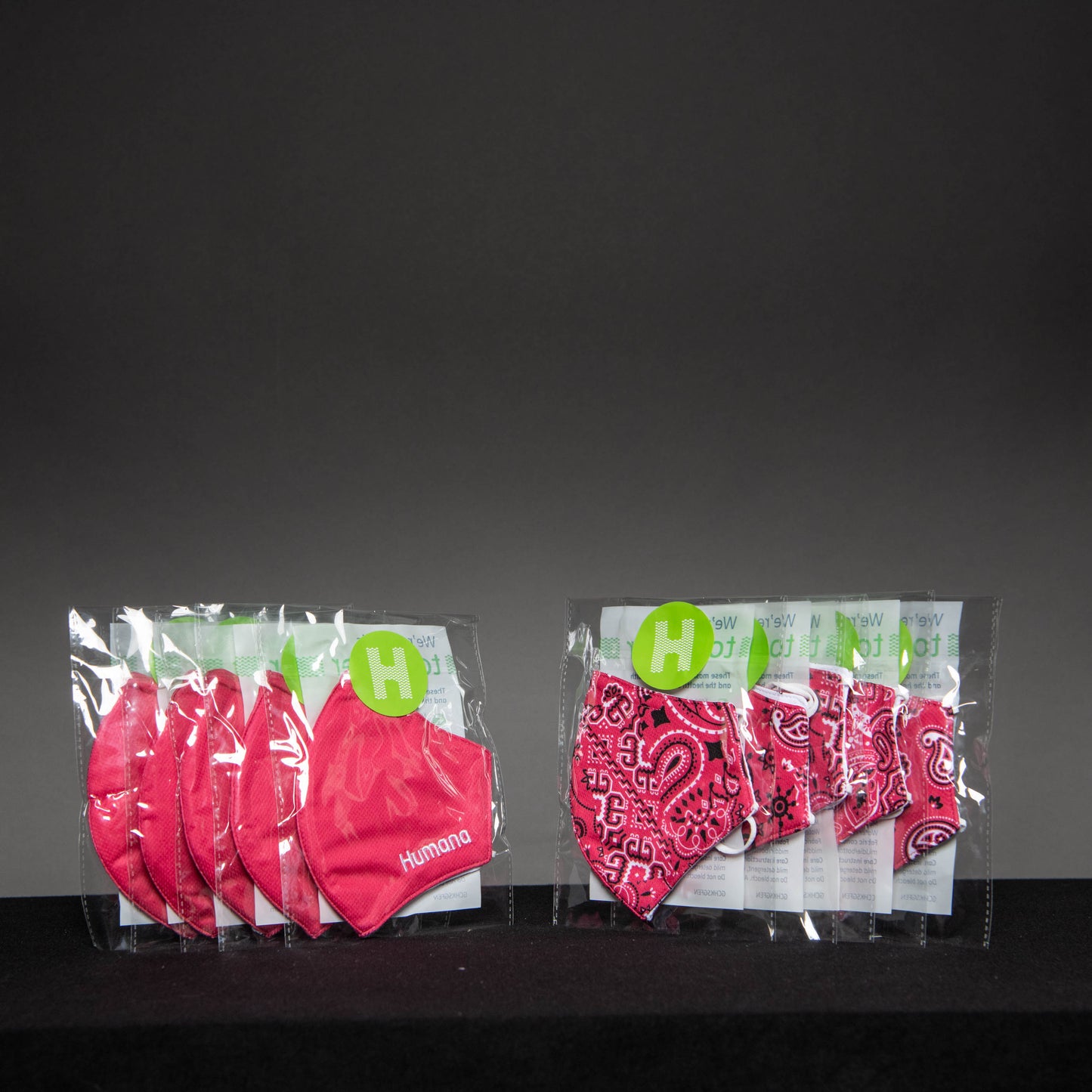 Humana Watermelon Bandana Patchwork-Adult 10-Pack
