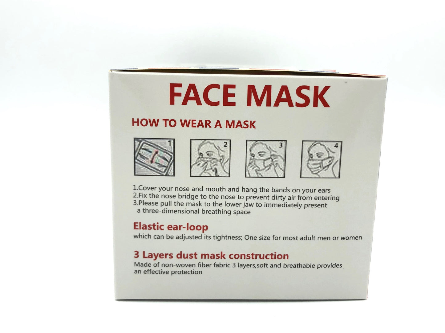 Protective 3-Ply Masks