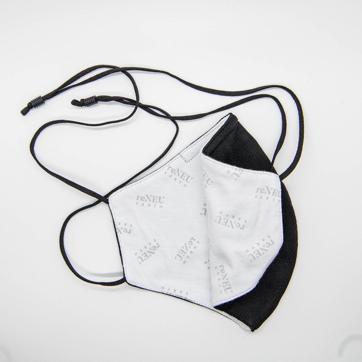 New!!! Adult Solid Black Wrap Around Daily Face Mask