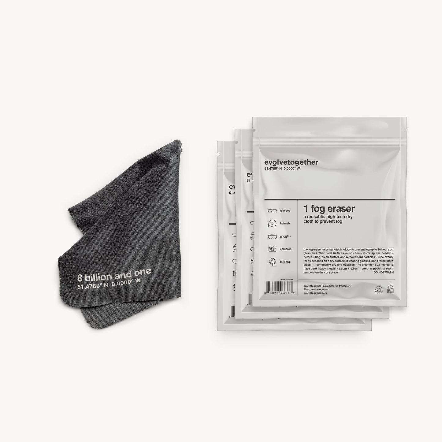 LONDON-1 Dry Cloth Fog Eraser