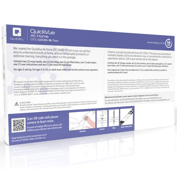 QuickVue COVID-19 Antigen Self Test